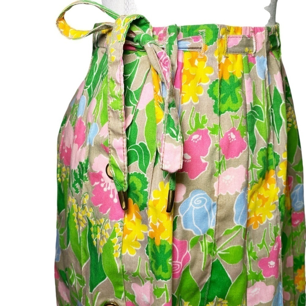 Peter Popovitch 1970’s Vintage Floral Wrap Midi Skirt - Picture 3 of 14
